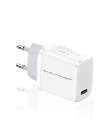 Блок пит USB сетевой  Орбита OT-APU63 Белый с TYPE-C (PD,20Вт)