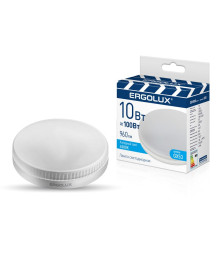 Эл. лампа светодиодная Ergolux LED-GX53-10W-GX53-4K (10Вт GX53 4500K 180-240В)