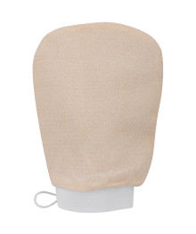 Мочалка массажная для пилинга BW, 20*14 см, бежевый