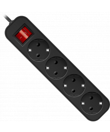 Удлинитель сетевой Defender G450 выключатель (4 гнезда, 5 метра) с заземлением