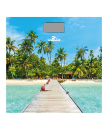 Весы напольные Добрыня DO-3006P (180кг) электронные (Пляж)