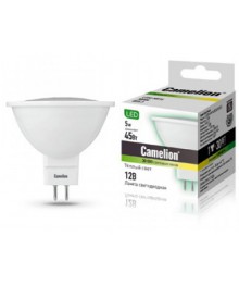 Эл. лампа светодиодная Camelion LED-MR16-5W-/830/GU5.3(3Вт, 12В аналог 50Вт) уп.1/10/100нецк, Ленинск-Кузнецк, Барнаул, Горно-Алтайск, Бийск и др. Большой каталог светодиодных ламп оптом.