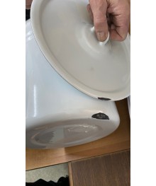 Кастрюля цилиндрическая Стальэмаль 12л светлая С41624 (скол снаружи)