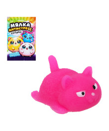 Мялка антистресс "Котики", TPR, 5см, 6 цветов