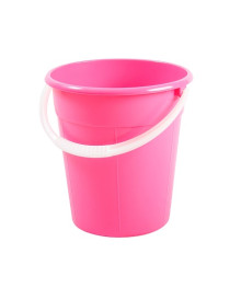 Ведро 8 л Евро пищевое розовый цвет