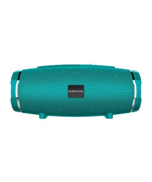 Колонка портативная с BLUETOOTH BOROFONE BR3 Бирюзовый (2*5Вт)