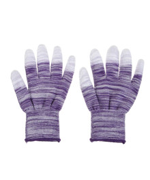 Перчатки садовые INBLOOM полиуретановый облив пальцев р.7, 19см, полиэстер, 17г