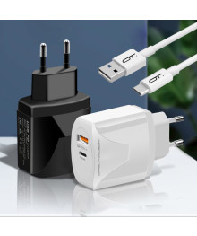 Блок пит USB сетевой Орбита OT-APU62 Белый с TYPE-C/USB (PD+QC3.0,20Вт)