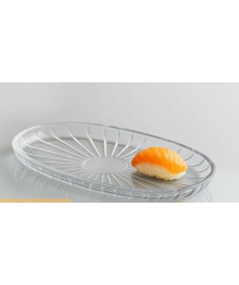 Блюдо стеклянное 28см  SELENA PL1334GCL  (12/1) Иран