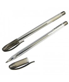 Ручка гелевая черная, 14,9см, наконечник 0,5мм, пластик  50шт/уп