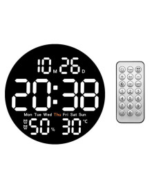 Часы настенные Орбита OT-CLW15 Белый-Зелёный (температура, влажность)