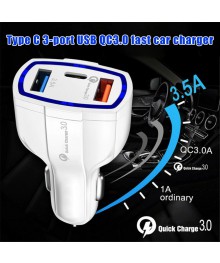 Переходник авто прикуривателя TDS TS-CAU33 Белый (2 гнезда USB, QC3.0,3500mA) с доставкой по Дальнему Востоку. Большой каталог авторазветвителей оптом со склада в Новосибирске.