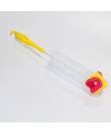 Ершик для бутылок с губкой 38/19см (цв. в ассорт) (62917)