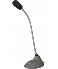 микрофон  Defender  MIC-111 настольн., серый,кабель 1,5м