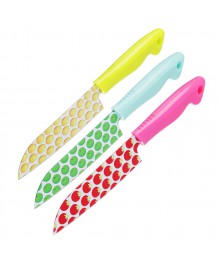 Нож с антиналипающим покрытием в чехле, 10 см