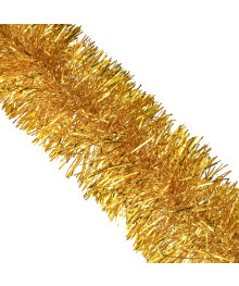 Мишура 200х9см, Норка, ПЭТ, золото