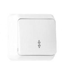 ЮПИТЕР выключатель проходной наруж 1-клавишный 10А белый  (SBE-03w-10-SW12-0) 10шт/упоптом с доставкой по Дальнему Востоку. Большой каталог розеток оптом по низкой цене. Розетки оптом.