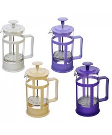 Заварник Френч-пресс Амели 350мл, пластик, 3 цветакерамики в Новосибирске оптом большой ассортимент. Посуда фарфоровая в Новосибирскедля кухни оптом.