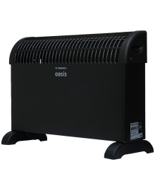 Конвектор электрический Oasis KPO-20B чёрный (2кВт, мех., напольный)