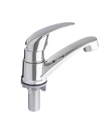 Смеситель СоюзКран для раковины, на хол. воду, кер. картридж 25мм, хром, металлопластик, SK02-M120