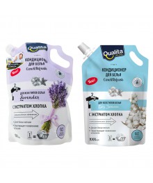 Кондиционер для белья QUALITA Lavander/Без запаха, дой-пак 1л