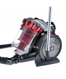 Пылесос MAXTRONIC MAX-HJW-1508R серебр+красн (Мультициклон, 2400/400 Вт, мет труба, 3л)Пылесосы оптом Samsung, Bosch, Daewoo, Supra, Magnit. Пылесосы оптом в Новосибирске с доставкой.