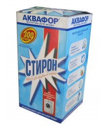 Фильтр АКВАФОР СТИРОН (техн.умягчение воды), полифосфат, ресурс 6 мес. для с/машин