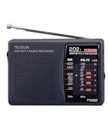 радиопр Tecsun R-202T (FM/AM/TV2-5кан, пит от батареек)