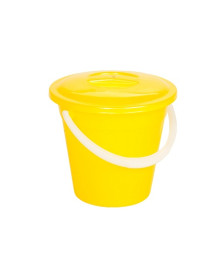 Ведро   6 л Евро пищевое с крышкой, жёлтый цвет