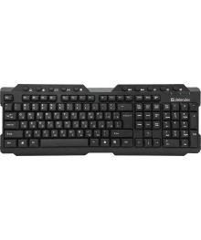 Клавиатура беспр DEFENDER Element HB-195 RU (черный) USB мультимедияом с доставкой по Дальнему Востоку. Качетсвенные клавиатуры оптом - большой каталог, выгодная цена.