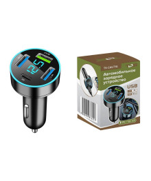 ЗУ в прикуриватель TDS TS-CAU71A (QC3.0 + PD20W,3000mA + USB)
