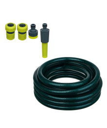 Набор для полива 3/4"(шланг 10м, коннектор-2шт., штуцер-1шт, наконечник-1шт) PP, PVC