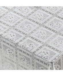 Клеенка Grace Лейс CL-0693VP ажурная глянцевая бежевая с перломутр 380-400г/м2 1,37х20м (+-3см)