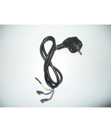 сет/шнур для чайника (ЗG*0.75 )16А 250В (0,6 метра) черный, литая вилкаки оптом с доставкой по Дальнему Востоку. Удлинители оптом по низкой цене со склада в Новосибриске.