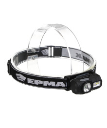 Фонарь ЕРМАК налобный, сенсорный,крепление,XPE LED+3LED,9 режимов,500мАч,64х45х34 мм,красный свет