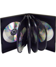 футляр для DVD10 черный матовый, 27мм  /100/
