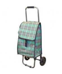 Тележка с сумкой Рыжий Кот D203 "Клетка", 30 кгом. Портфели оптом в Новосибирске. Большой каталог портфелей оптом с доставкой по Дальнему Востоку.