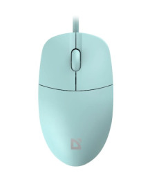Мышь Defender провод Azora МB-241 голубой,3D кн, 1200dpi ,1.8м