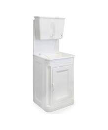 Умывальник с пластиковой тумбой ЭВБО-22 (22л с водонагревателем) ЭлБэт белый