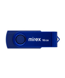 USB2.0 FlashDrives16Gb Mirex SWIVEL DEEP BLUE