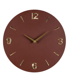Часы настенные СН 3039 - 002 из МДФ, открытая стрелка, d=30 см, коричневый "Классика" (10)