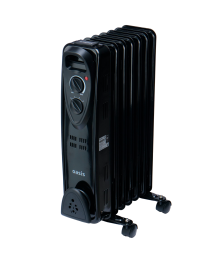 масл.рад-р Oasis US-15B чёрный (1,5 кВт, 7секц)