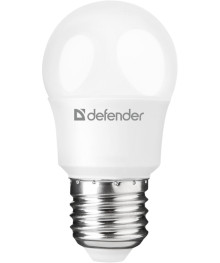 Эл. лампа светодиодная Defender LED-P45 -8W/830/E27 (шар, теплый белый)уп.1шт