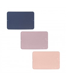 Коврик для сушки посуды, силикон, 48х30см, 260 г, 3 цветаы для кухни по оптовым ценам. Купить аксессуары для кухни в Новосибирске. Аксессуары для кухни опт.