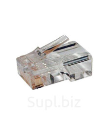 штекер RJ45-8P8C (OT-PCC11(TL10)) (для компьютерн.сети цена за 100шт)с доставкой по Дальнему Востоку. Телефонные аксессуары оптом. ТЛФ оптом, большой каталог, доставка.