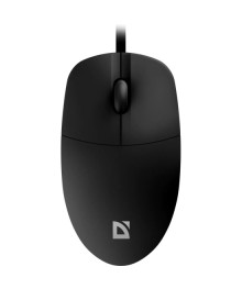 Мышь Defender провод Azora МB-241 черый,3D кн, 1200dpi ,1.8м