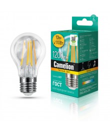 Эл. лампа светодиодная Camelion LED-A60- 13W-FL/830/E27(Лон 13Вт 220В, аналог 110Вт)уп.1/10/100нецк, Ленинск-Кузнецк, Барнаул, Горно-Алтайск, Бийск и др. Большой каталог светодиодных ламп оптом.