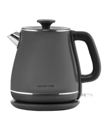 Чайник Galaxy LINE GL 0331 серый, 1,8л, 2,2 кВт, двойн стенка из нерж стали AISI 304 и пластика