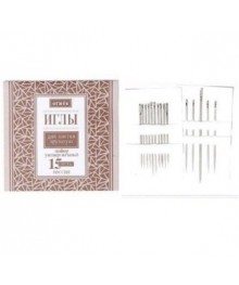 Иглы "Набор для шитья вручную с увеличенным ушком 10шт/2880/72Товары для одежды оптом. Вешалки для одежды оптом с доставкой по РФ. Вешалки для одежды оптом.