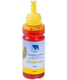 Чернила NV-INK100U Yellow универсальные на водной основе для аппаратов Сanon/Epson/НР/Lexmark (100мые с HP, Samsung, Canon и др. Картриджи оптом в Новосибирске по низким ценам. Доставка в регионы.